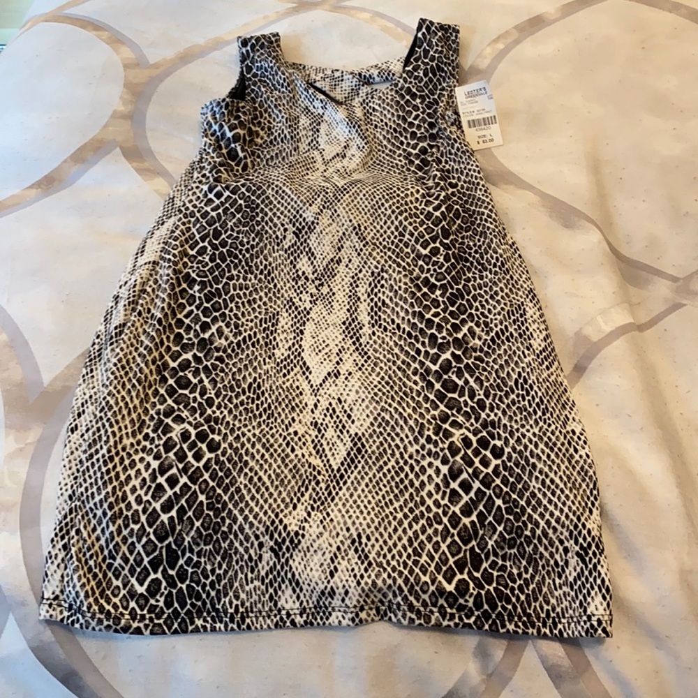 Dress Snakeskin print